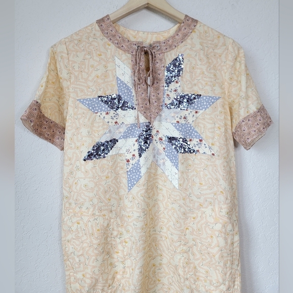 Coach Keith Haring cottagecore Patchwork Quilt Dress - Picture 4 of 16